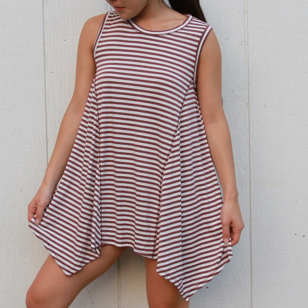 XS Striped Swing Dress